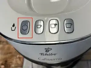 Tchibo Cafissimo Mini 313212 Zurücksetzen